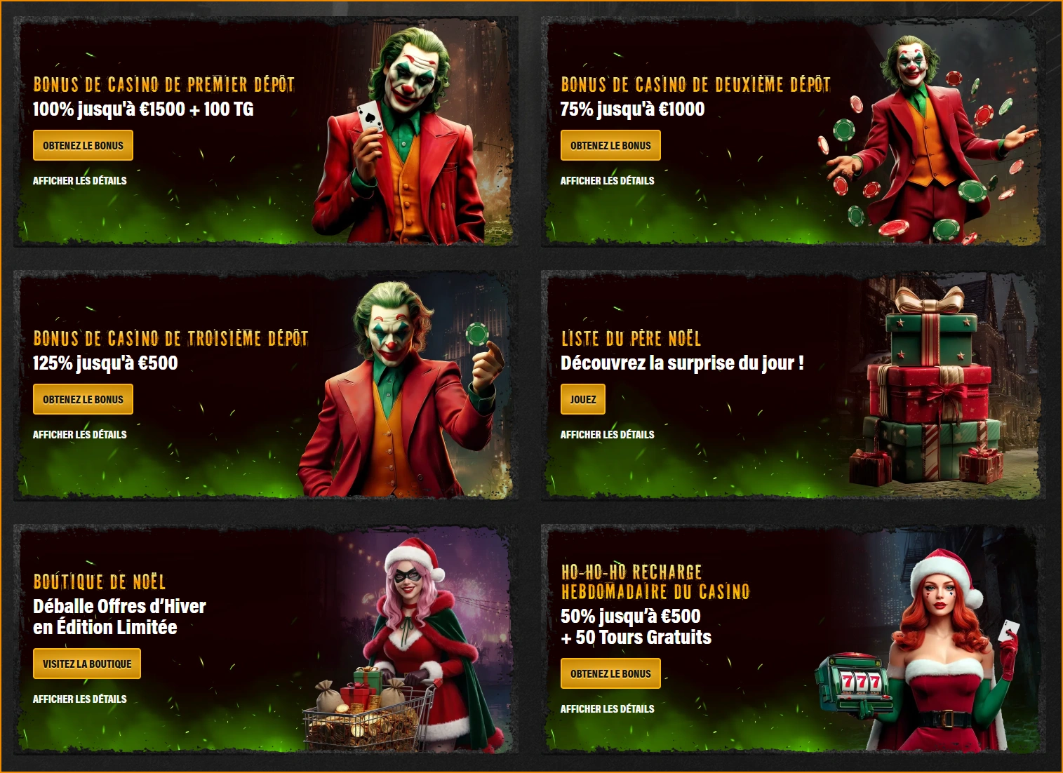 Jokery Casino Bonus et Promotions