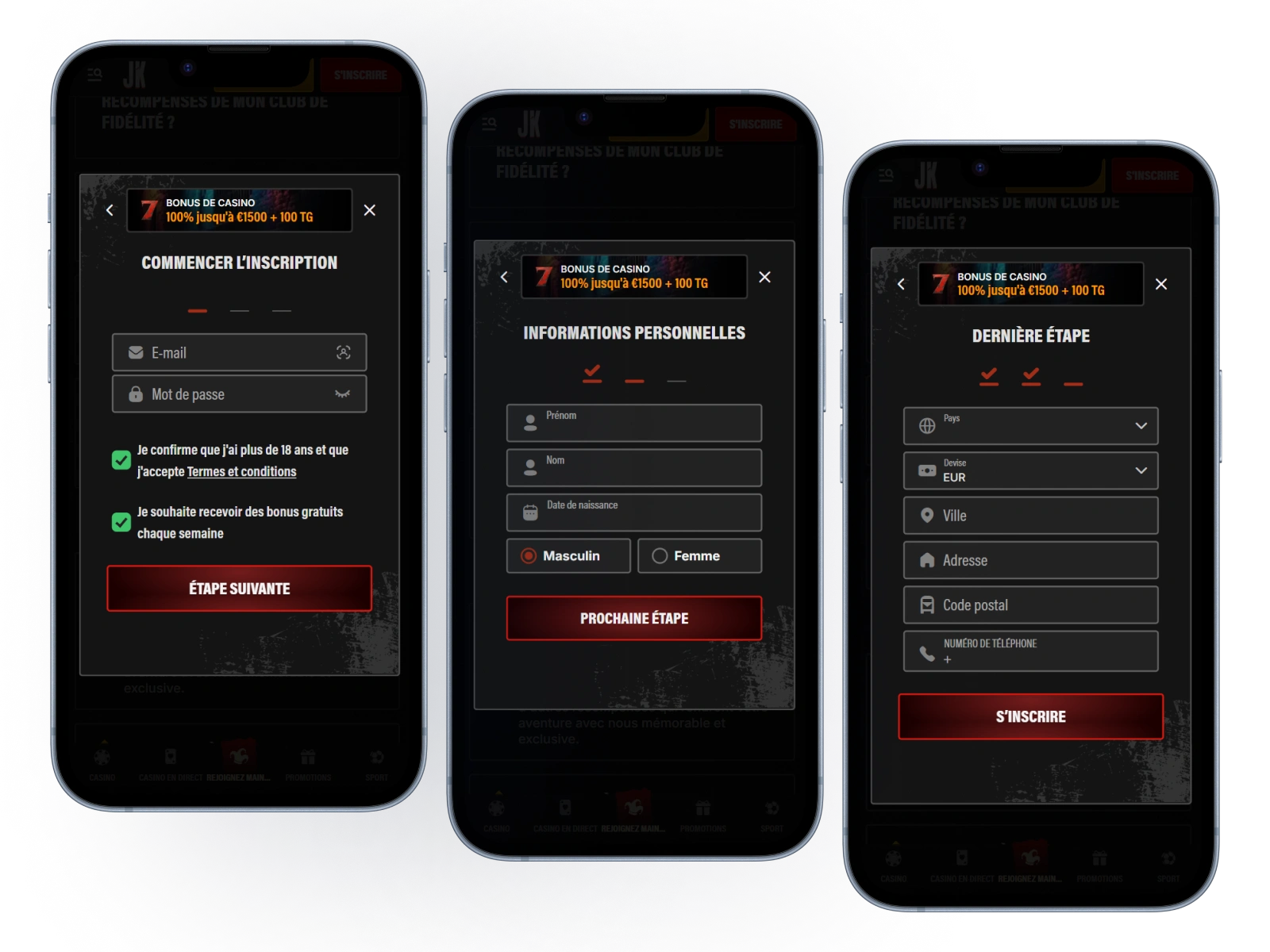 Comment s'inscrire sur Jokery Casino